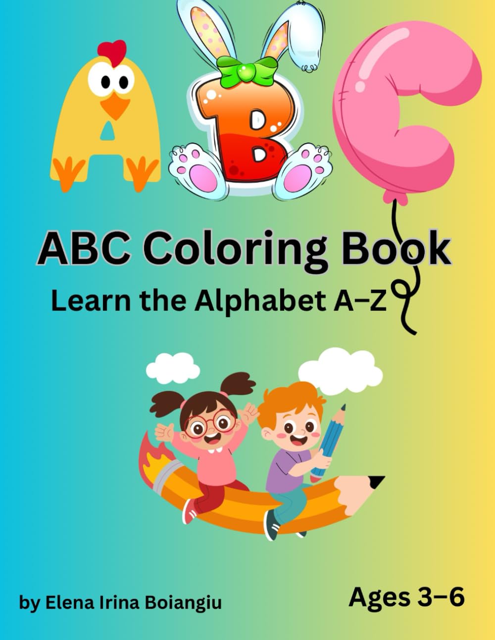 ABC Coloring Book: Learn the Alphabet A–Z