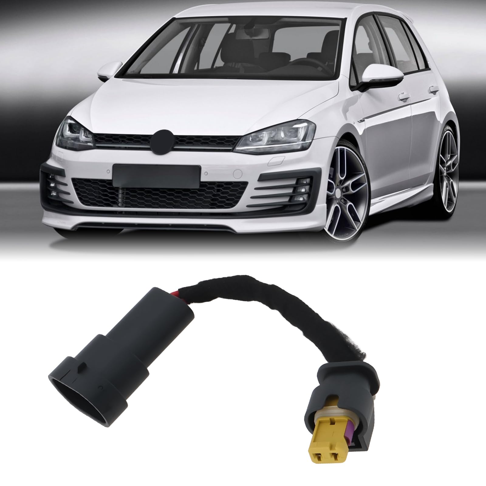 OTOTEC 2 adattatori per fendinebbia LED da H11 a MCON compatibili con VW Golf 7 GTI GTD, set di cavi di conversione