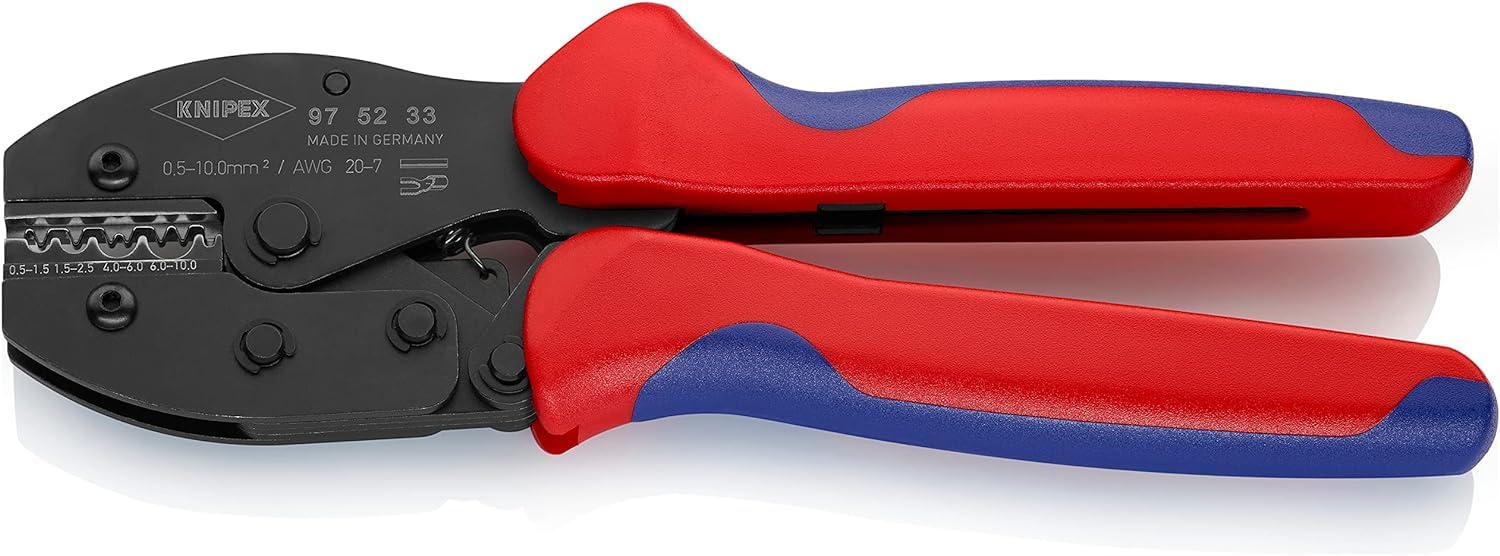 KNIPEX PreciForce Szczypce do zagniatania z osłonkami wielokomponentowymi 220 mm, 97 52 33