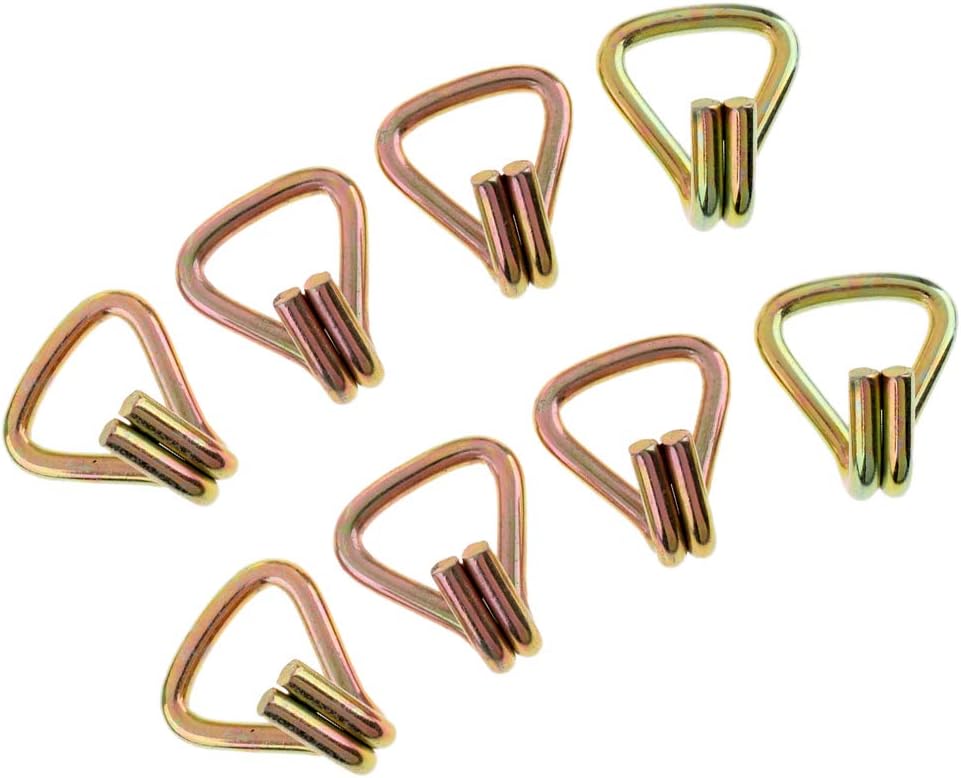 8 Pieces Heavy Duty Ratchet Double J Hook for 1" 25Mm Tie Down Strap WebbingHome & Garden|Tools|Tie Downs & Straps