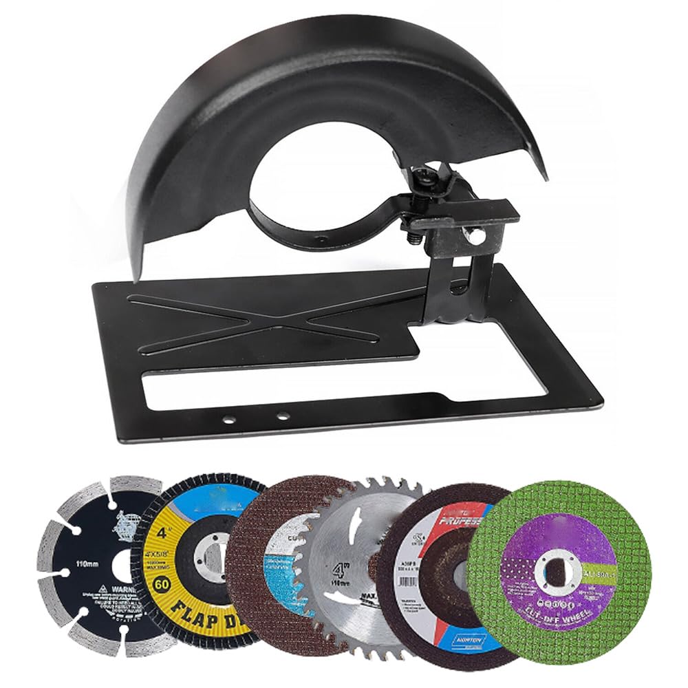 MLD Metal 100mm Angle Grinder Stand Cutting Machine Cutter Support Power Tools Accessories With 6 pcs Wheels/Discs For Angle Grinder Machine (B0D4ZDJFN9) Amazon Price History, Amazon Price Tracker