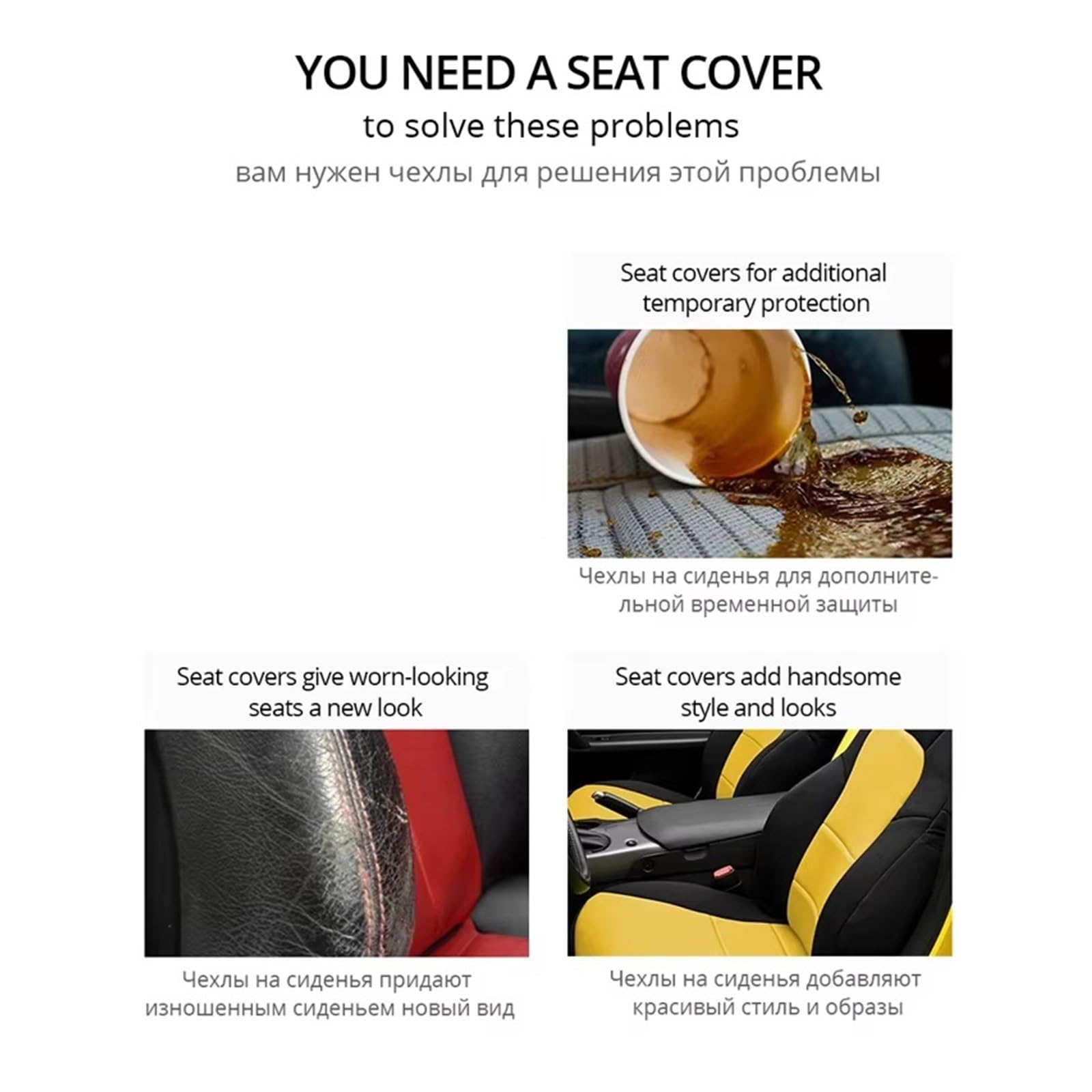 Coprisedile Auto Per Ford Per Smart 451 Per Funda Per Coche Coprisedili Universali Coprisedili Interni Auto Adatto Per Due File Di Sedili Coprisedili(Gray-5PCS)