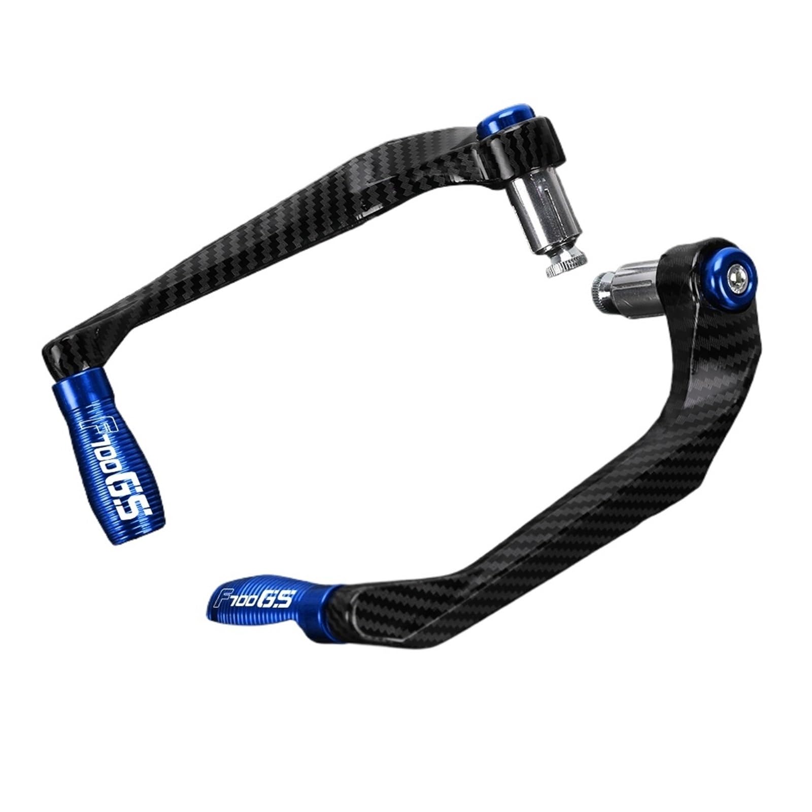 Protège-mains bleu pour BMW F700GS 2012-2018 | Protection guidon moto - 6