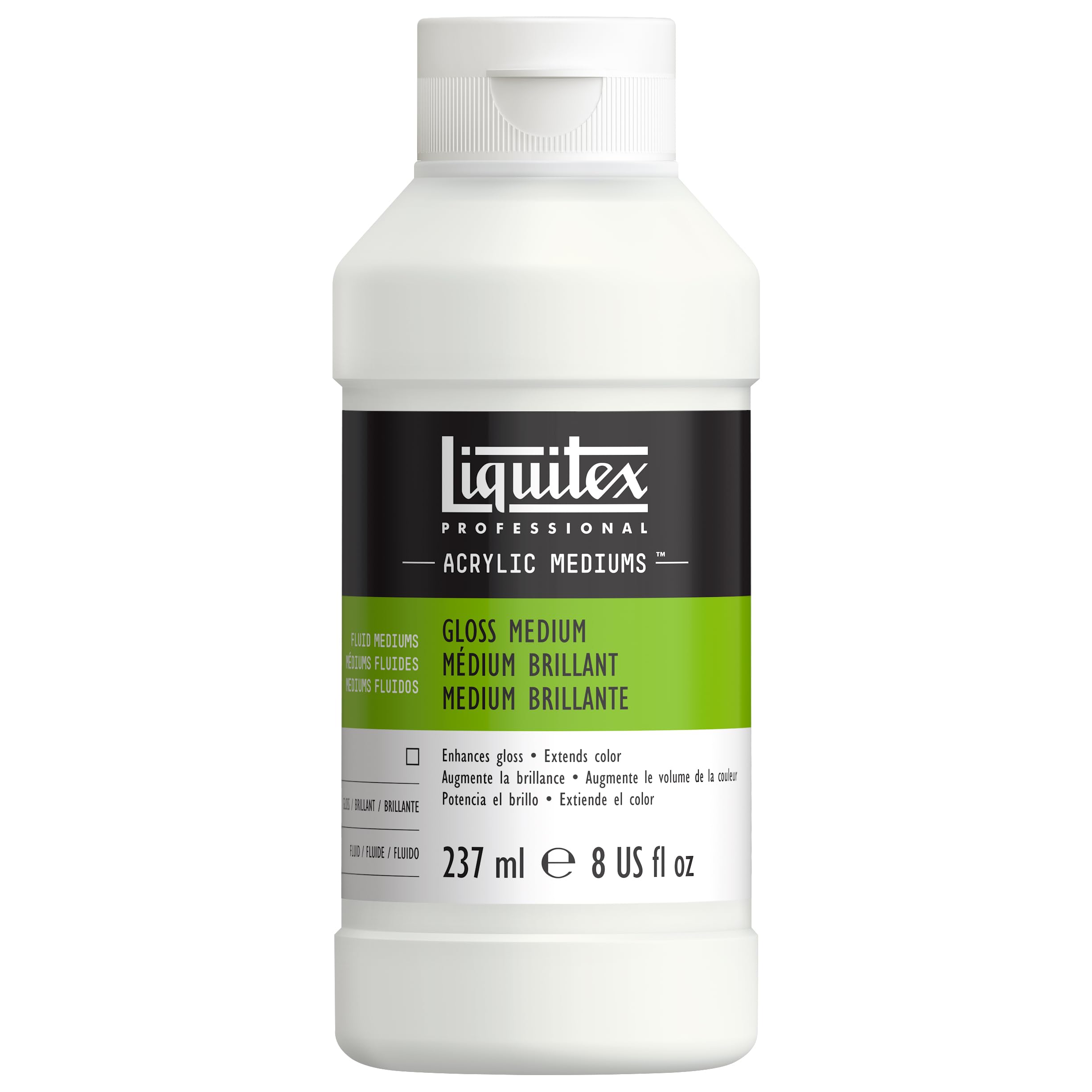 Liquitex Professional Gloss Medium Acrylic 237ml Paint Flow And Varnish Effect
