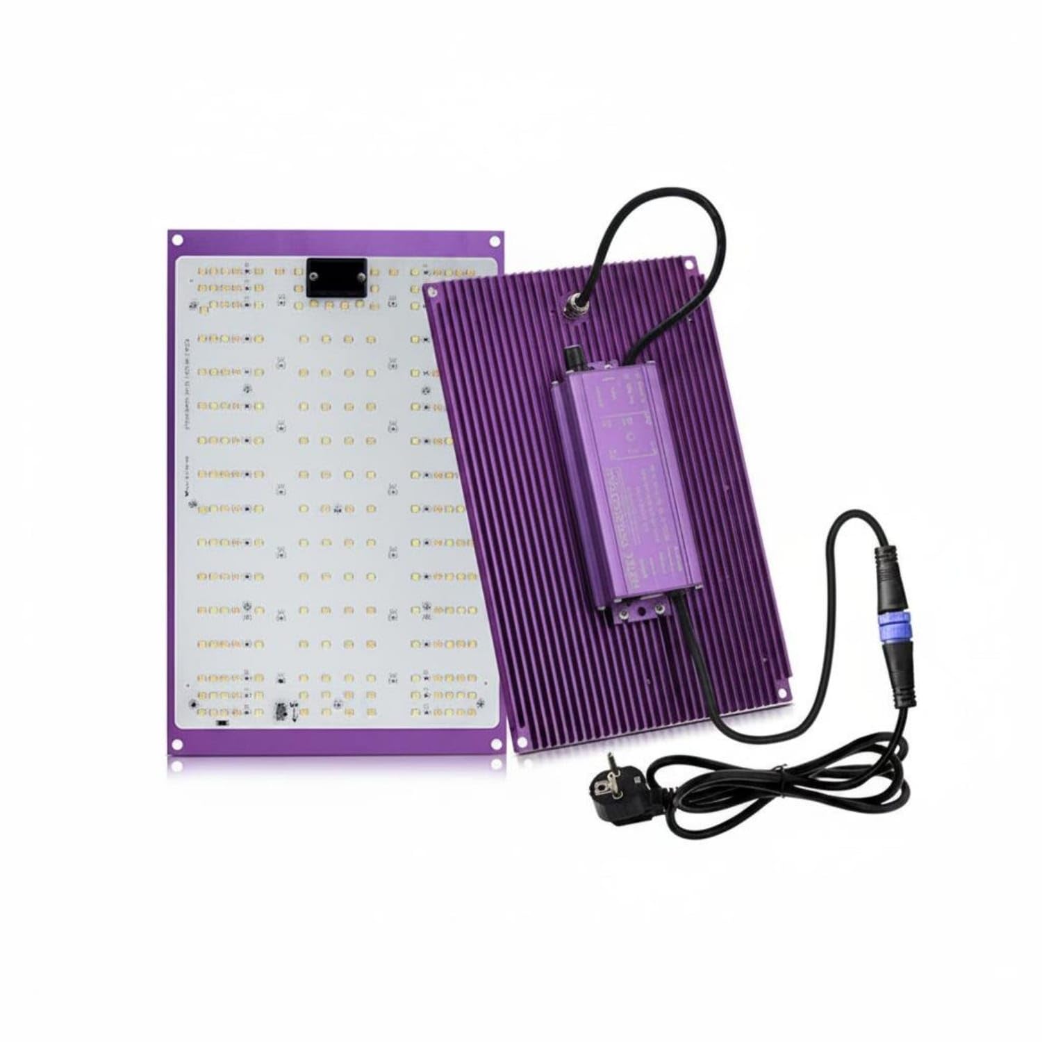 Quantum Board Grow Light Hanging Design 120W LED Grow Light Aluminum Heat Sink for Hydroponic Growers, Gardeners, Greenhouse, Purple | Home & Garden | Yard Garden & Outdoor Living-image-34