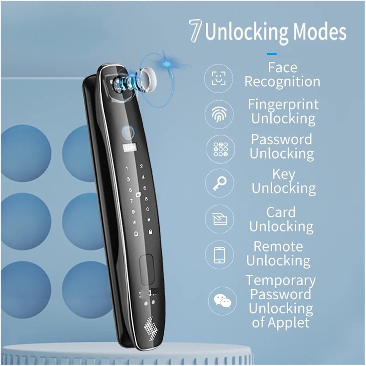 Diagram illustrating AI Fingerprint Algorithm for quick unlocking