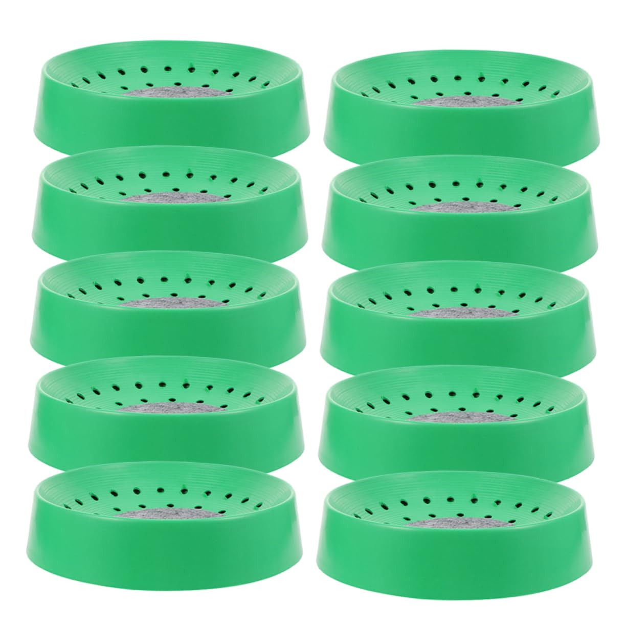 Sosoport Lot de 10 Nids de Pigeon en Plastique Solide pour Ponte, Surface Lisse, Taille Adaptée, Usage Élevage Domestique et Animalerie, Accessoires Cages à Oiseaux, Nid D'œufs