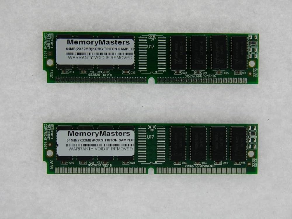 Amazon.com: 64MB 2X32MB 72pin SIMM Sampler Memory for Korg