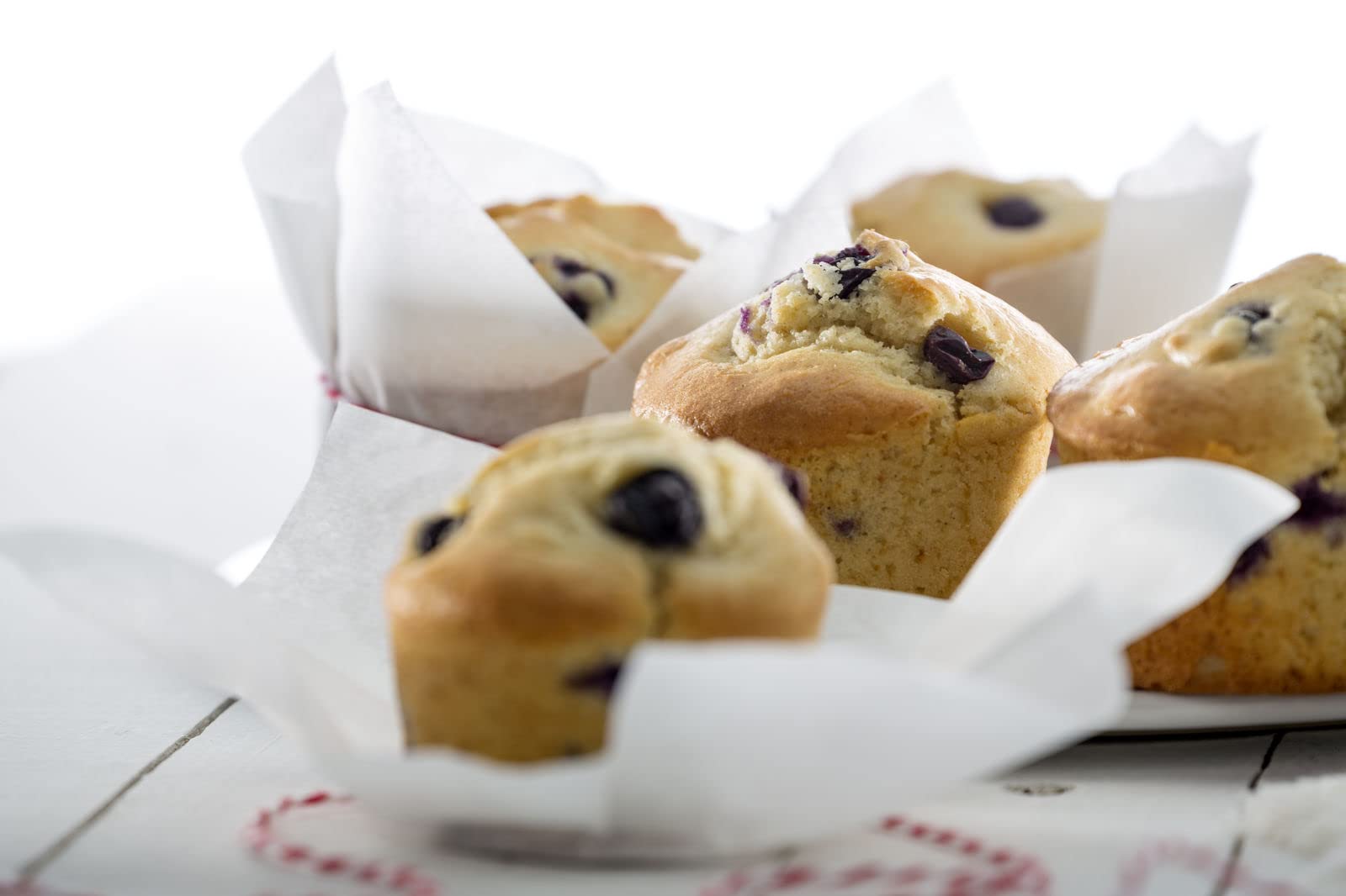 Lékué Molde Repostería muffins, silicona platino Rojo, 6 cavidades — view 3