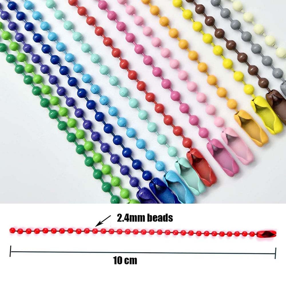 Catena Per Portafogli Con Maglie E Perline Color Argento | Disponibile - Foto 11