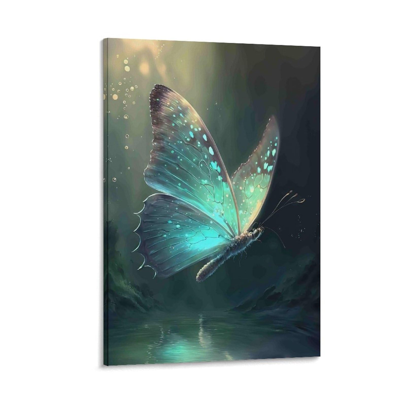 DHBANEIOK Fantasy Butterfly Art Wall Decor Poster Canvas Prints Picture Modern Wall Art Picture Wall Hanging for Bedroom Living Room Decor 08x12inch(20x30cm)