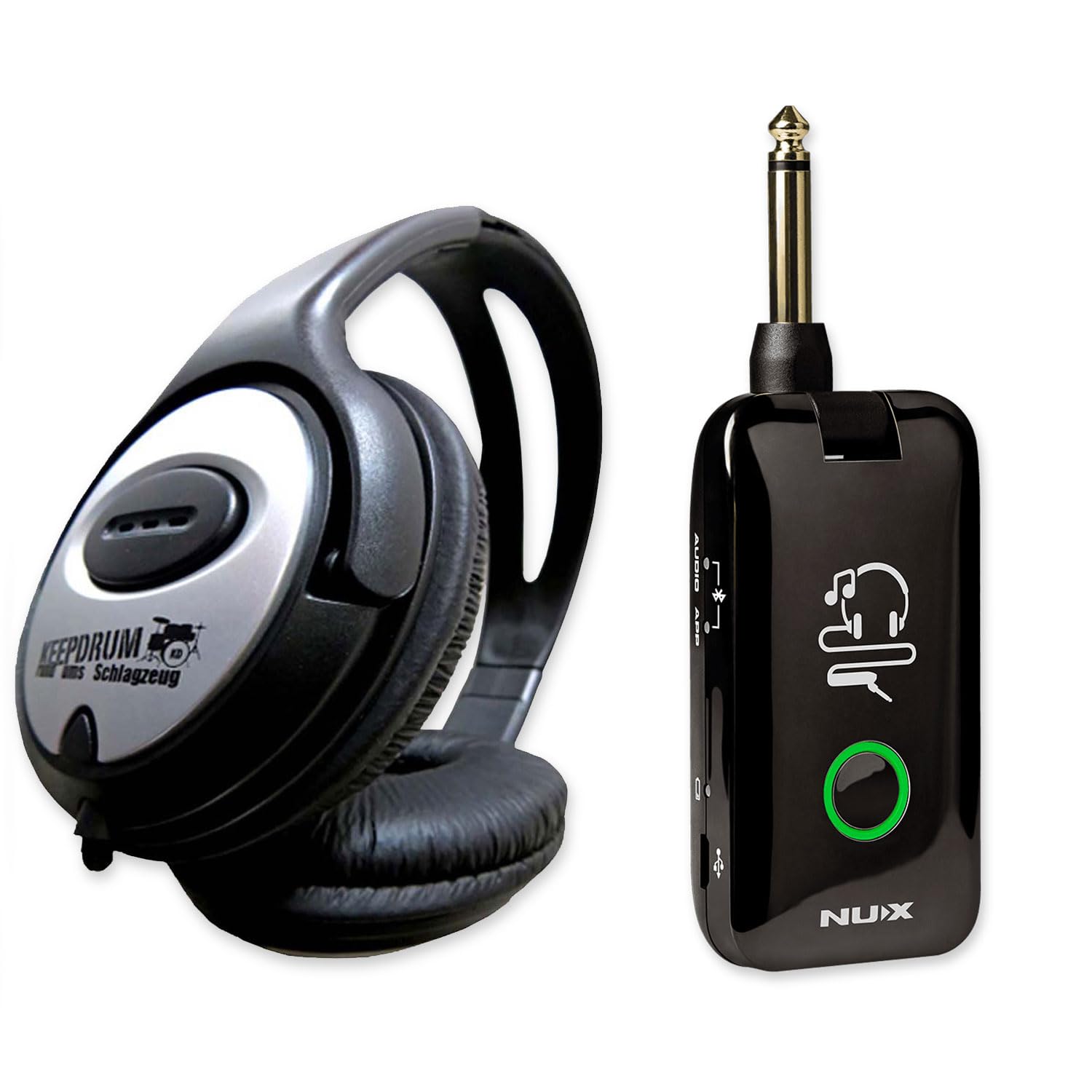 Nux MP-2 Mighty Plug sans fil Amplificateur et effet simulation pour guitare et basse + casque Keepdrum