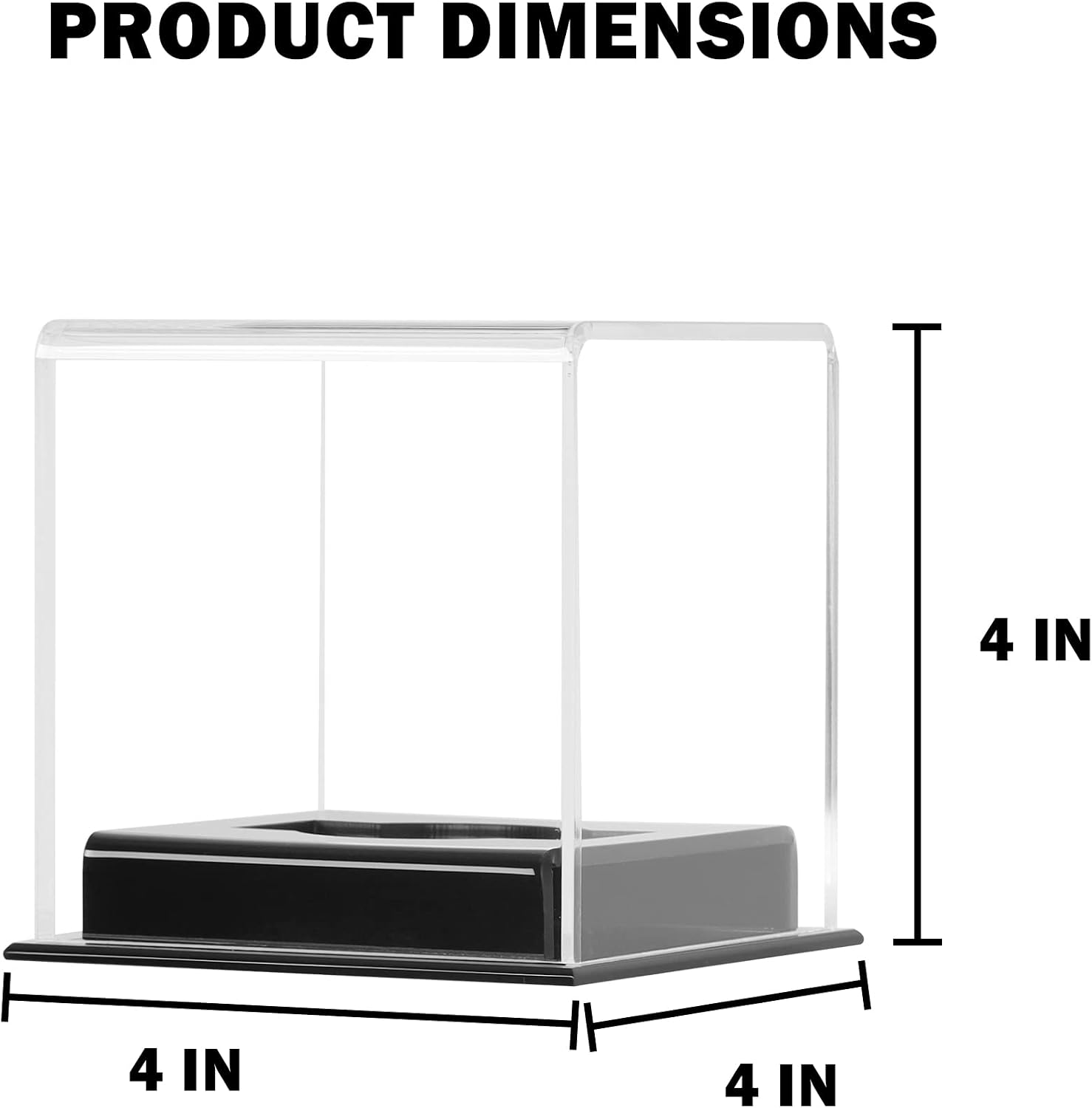 1 to 5 Hockey Puck Display Case Stand Stick Wall Mount Holder