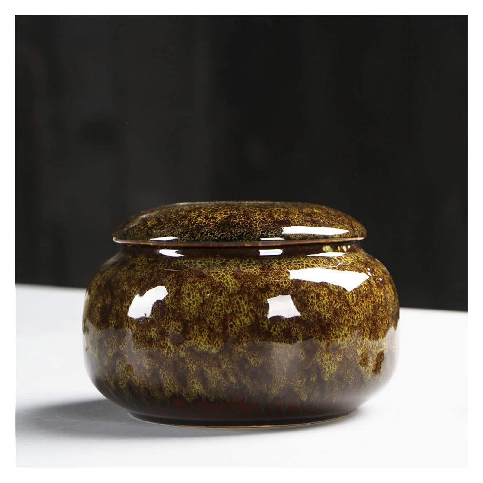 Pojemnik na herbatę pudełko na herbatę ceramiczne pudełko do przechowywania kawy cukru puszki retro słoiki do przypraw kuchennych słoik na suche owoce przekąski zbiornik na herbatę