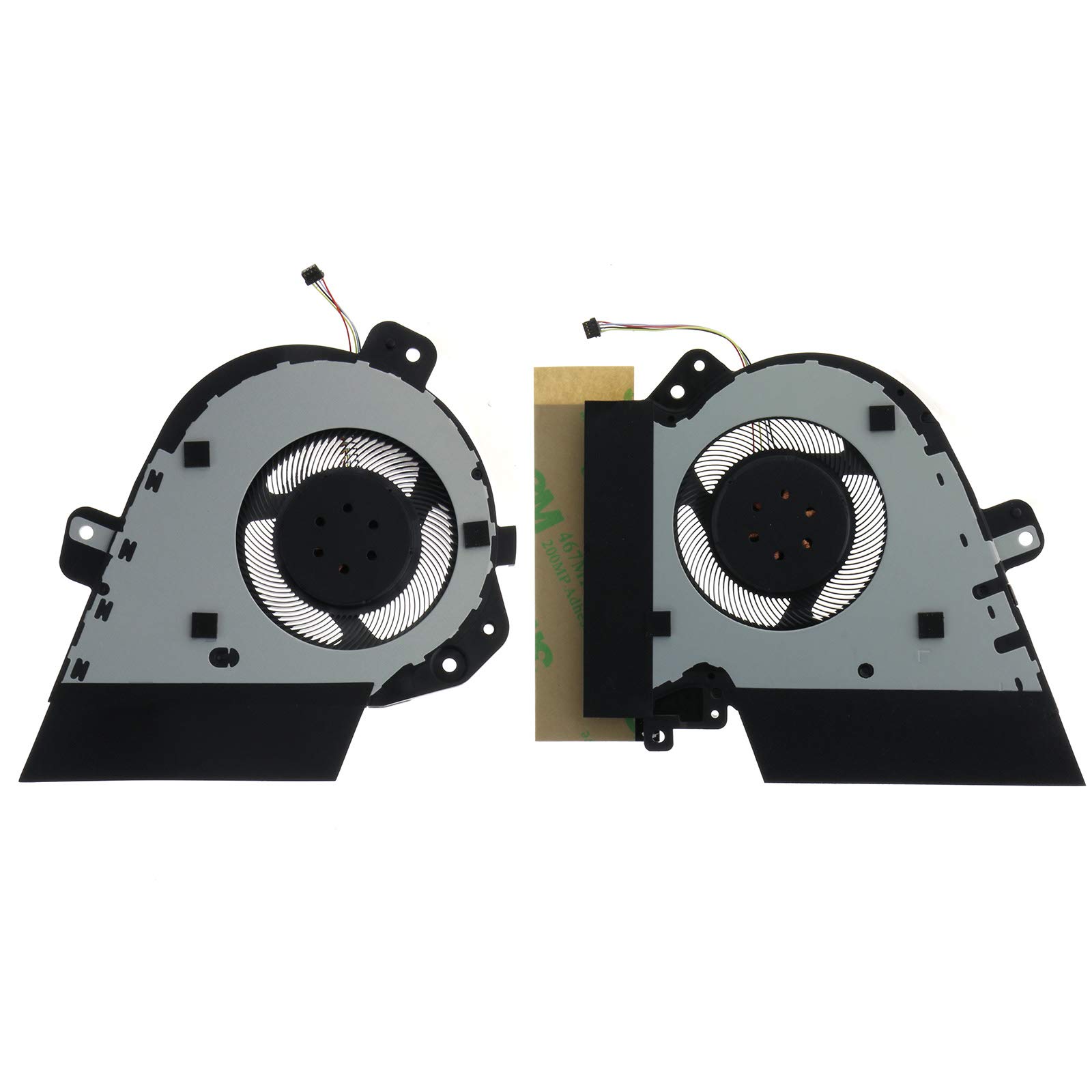 CPU y GPU Ventilador de refrigeración para ASUS ROG Zephyrus GU502DU GA502IU GA502IV 5V 0.5A 13NR03V0T02011 13NR0210T01111 13NR0210AM0901 DFS5K12304363C DFS5K12115491P