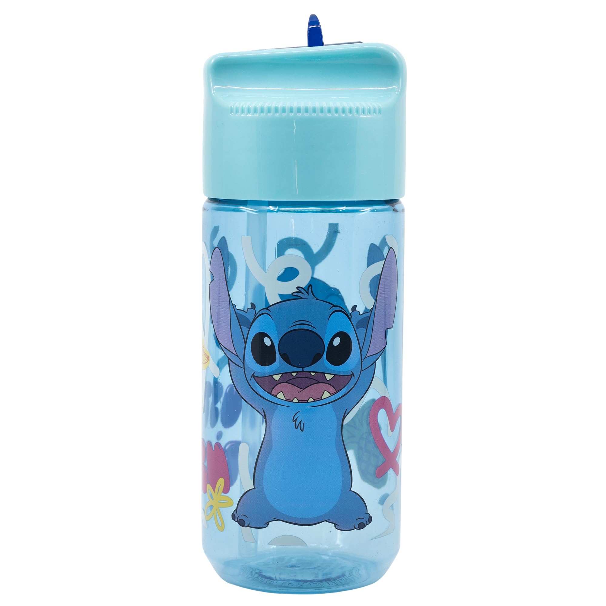 Stor Stitch Palms Reusable Kids Water Bottle 430ml