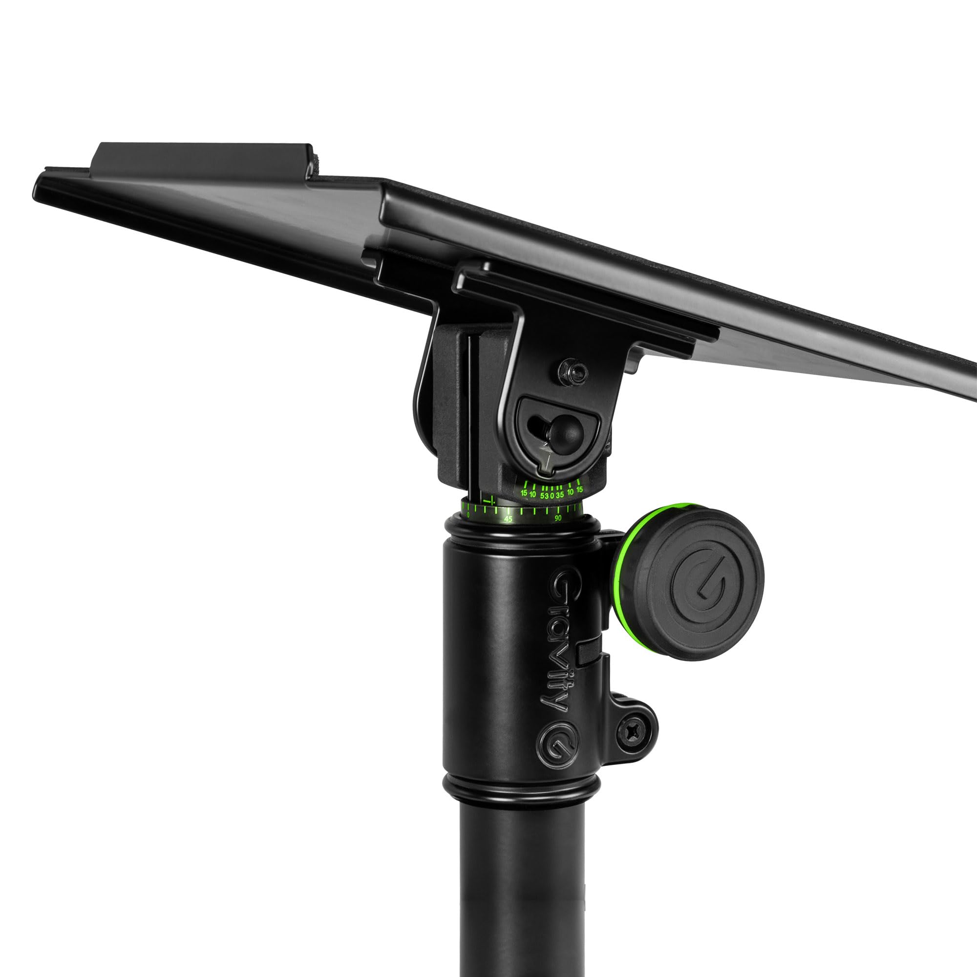 Gravity SP 3102 TM - Supporto flessibile per monitor da studio con morsetto da tavolo, nero