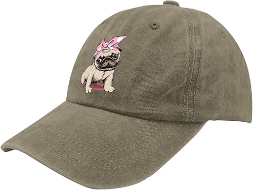 Miniatura 9 de devor Gorras de béisbol con diadema para cachorros, gorra de béisbol para hombres, divertida gorra de béisbol de mezclilla ajustable
