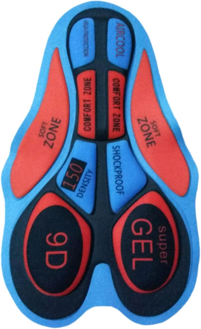 Soft Silicone Cycling Shorts Gel Pad With Shockproof Cushion, 9D MTB Bike Seat Bicycle Underwear, Breathable Riding Base