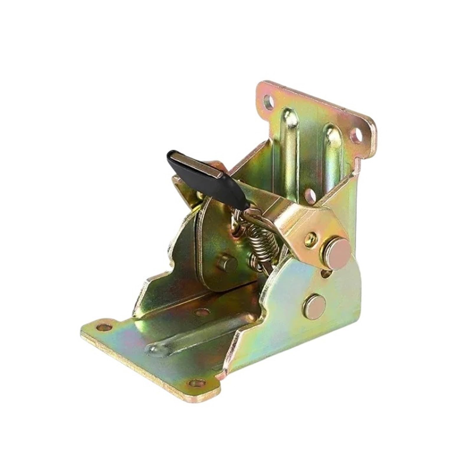 Kdhcvkz Gold 1Pcs 90 Degree Furniture Self-Locking Folding Hinge(Gold)