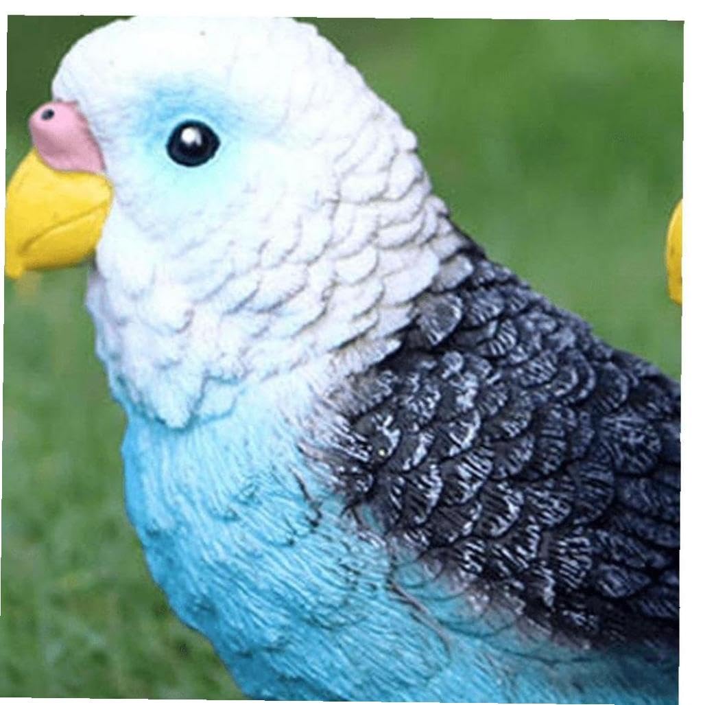 Amazon.co.jp: 人工鳥の彫像オウムの模型 生き生きとした動物の彫像 