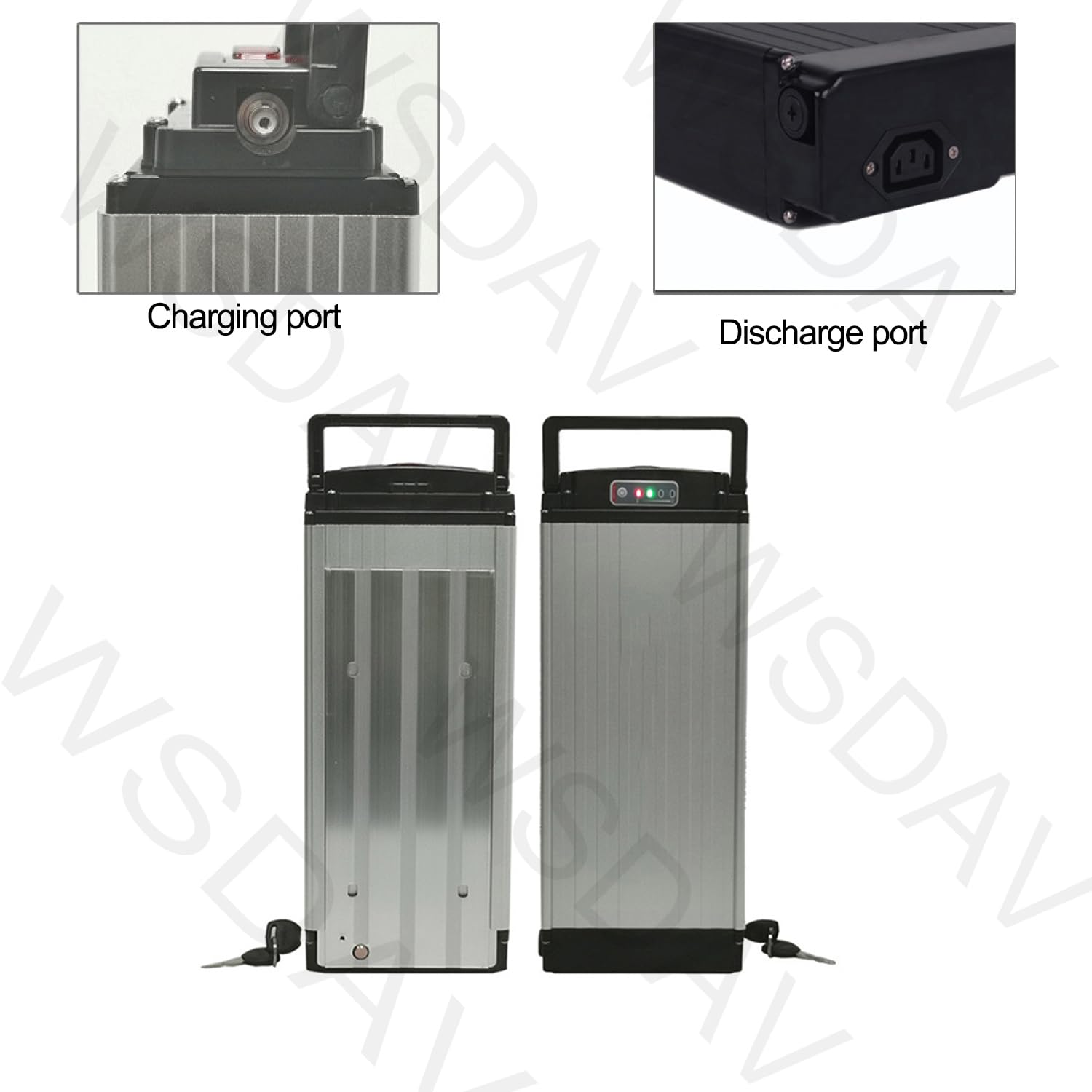 Batería de 36 V / 48 V para portaequipajes