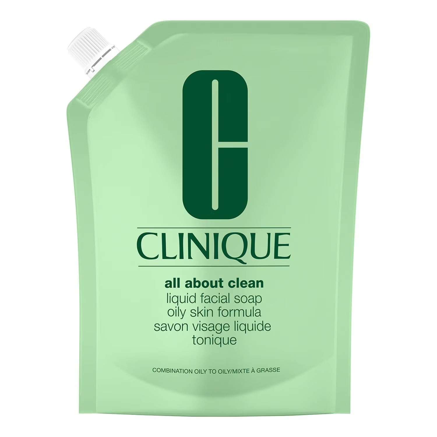 Clinique All About Clean Liquid Facial Cleanser Soap, Oily Skin Formula for Combination Oily to Oily Skin, 400ml
