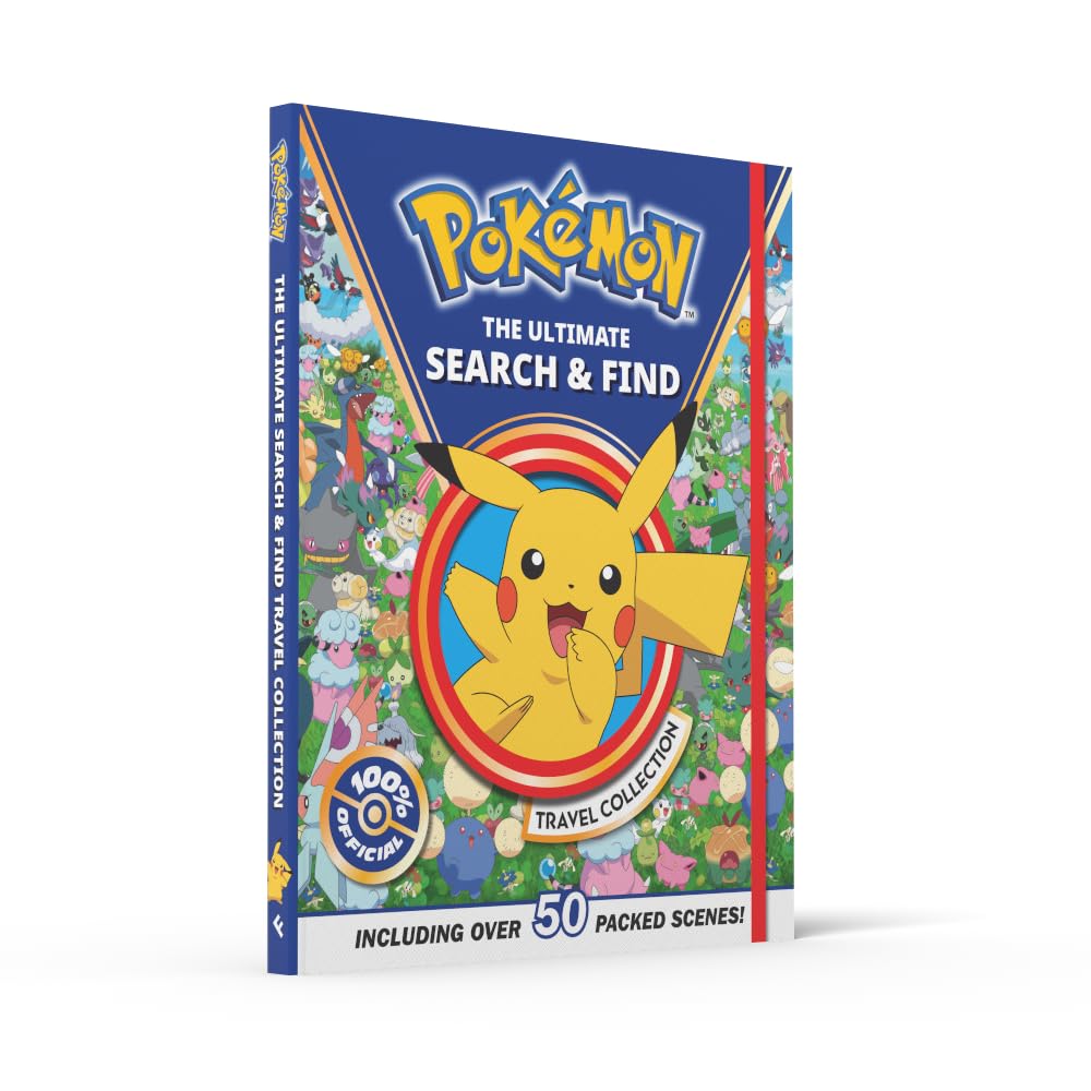 Pokémon: The Ultimate Search & Find Travel Collection: New for 2026! Packed with over 50 scenes, this search and find book is the perfect gift for kids and Pokémon fans aged 6, 7, 8, 9, 10 and up!