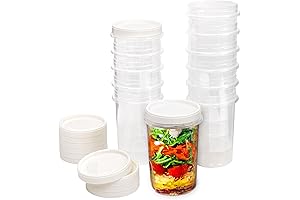32 OZ Deli Food Containers with Lids - Meal Prep Heaven!