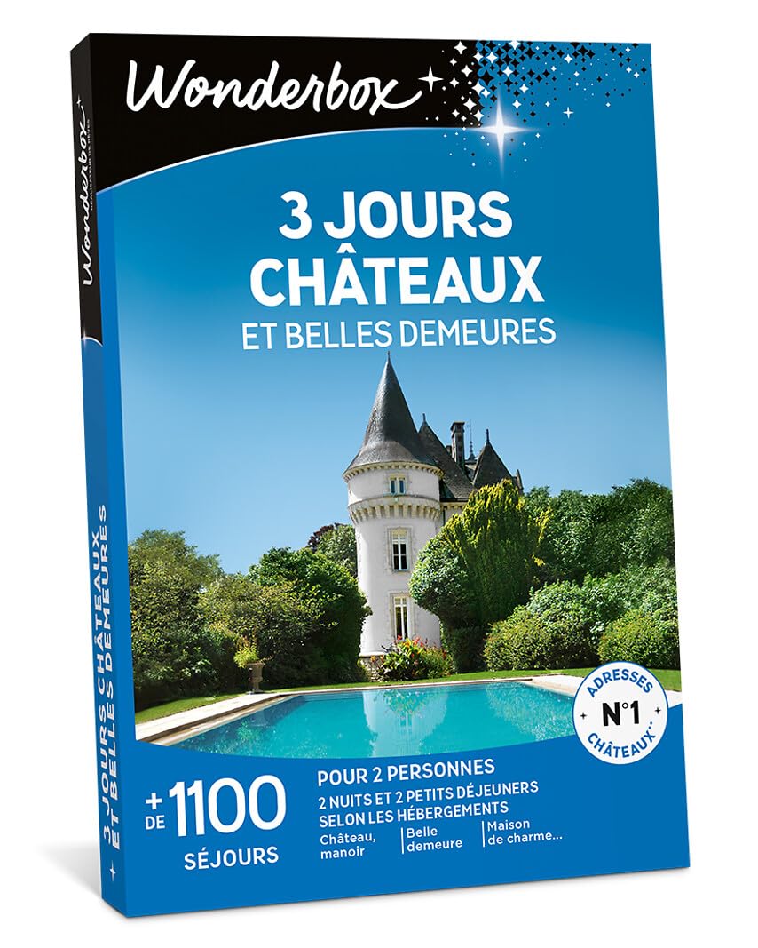 Wonderbox – Gift Box: 3-Day Stay in Castles and Charming Estates