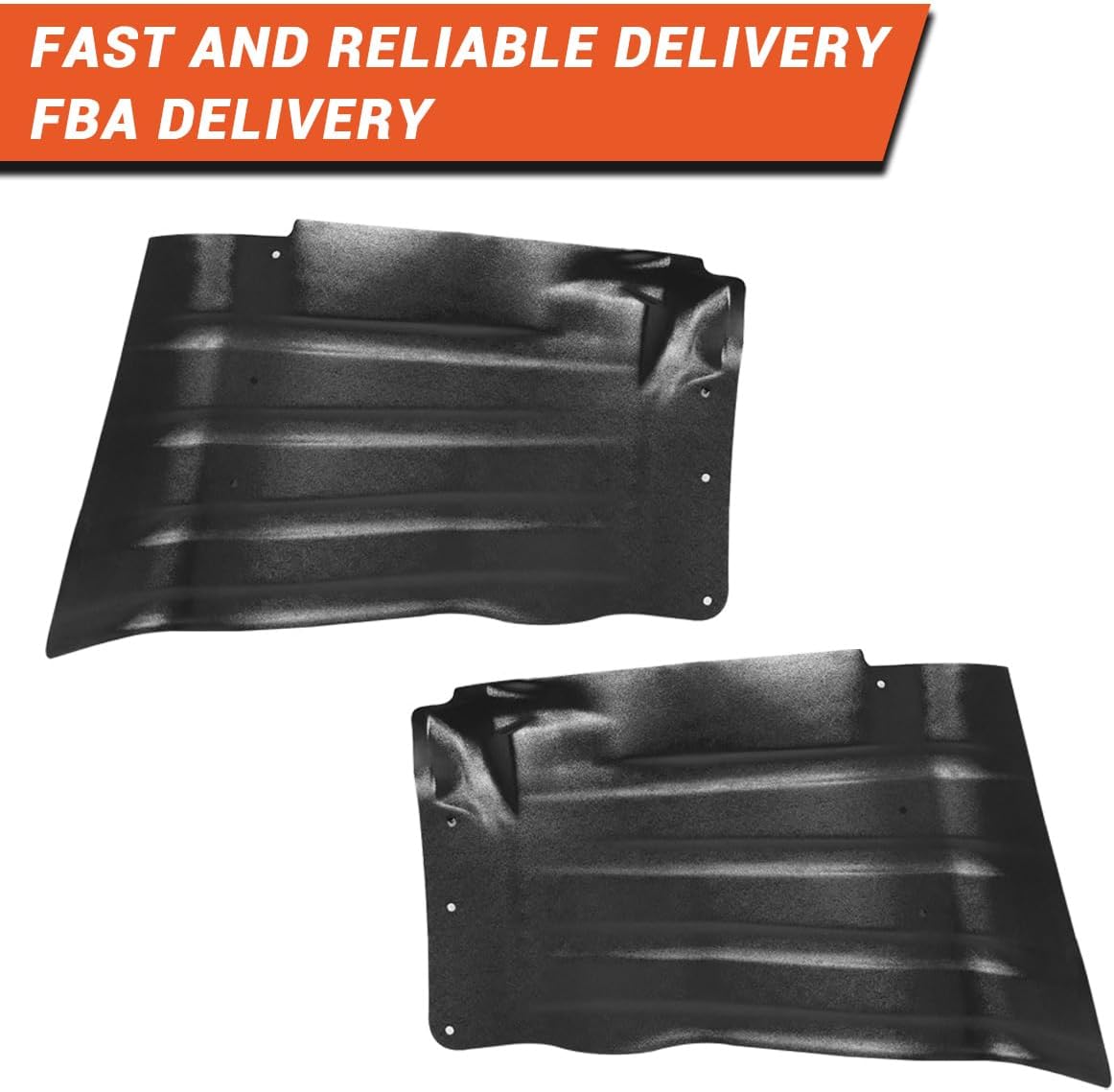 Front Mudflaps Liner for Kenworth T680 Next Generation OE Replacement Front Fender Splash Shield Driver Left and Passenger Right Side Pair