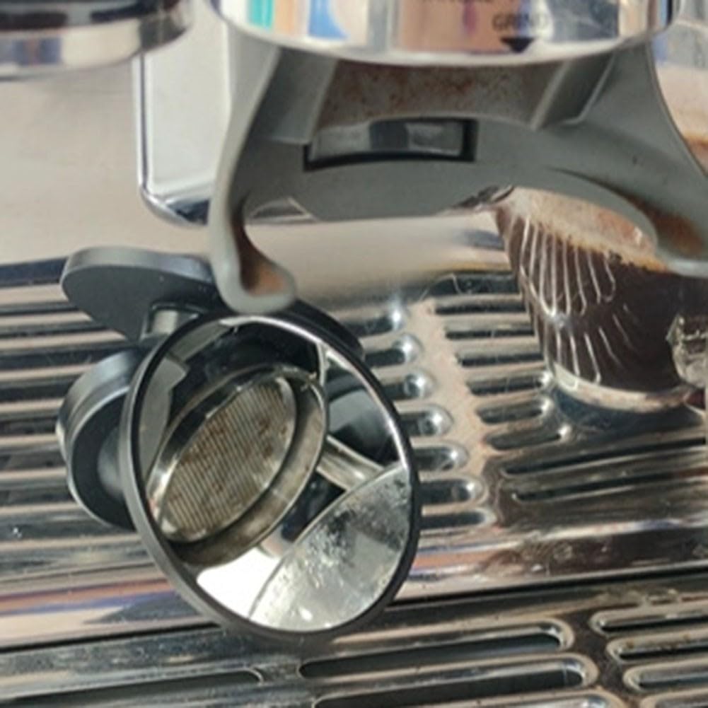 Specchio Per Estrazione Caffè In Acciaio Inox Con Base Magnetica - Rotante E Regolabile Per Macchina Espresso (Argento)