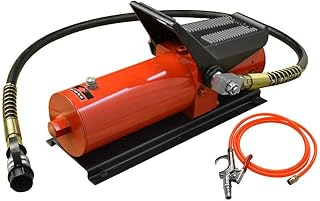 Thaweesuk Shop New Orange Pneumatic 10,000 PSI Air Hydraulic Pump Foot Pedal 48