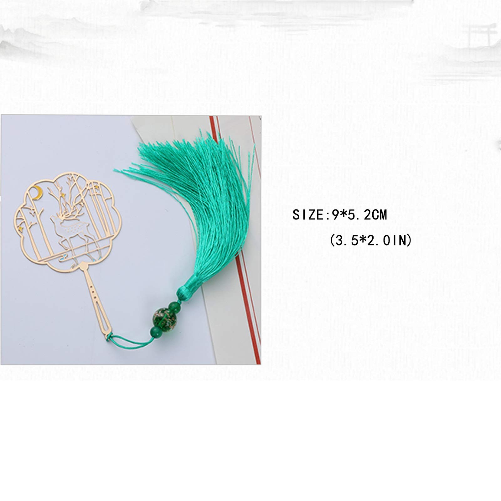 Lesezeichen Lesezeichen, Seite Marker, Lesezeichen Clip, Kreative Exquisite Buch-Kennzeichen, for Student Office Lese Stationery Buch Markierungen (Color : C)