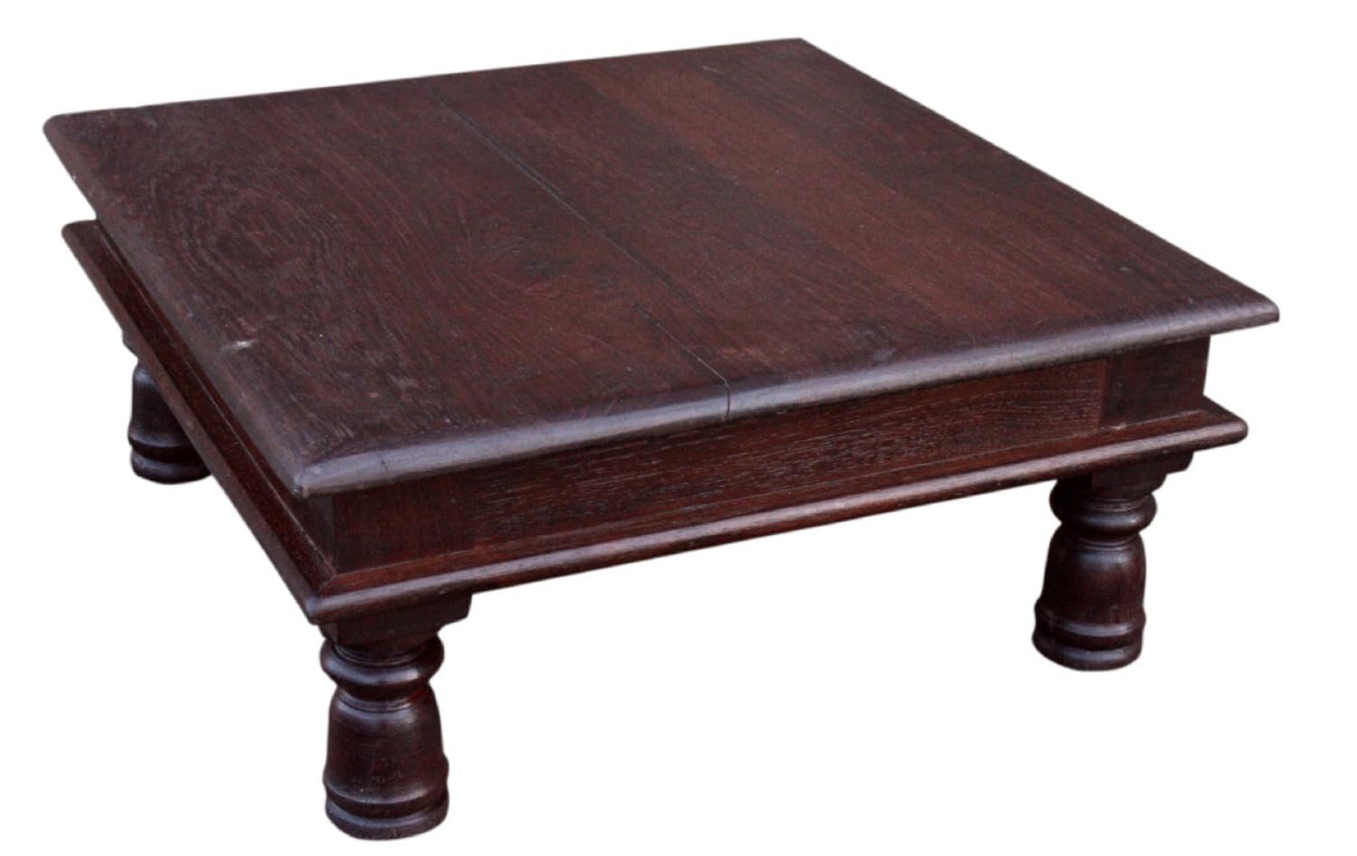 Guru-Shop Mesa Pequeña, Banco de Flores, Mesa de Centro, Mesa Auxiliar, Mesa de Centro - Modelo 3, Marrón, 15x30x30 cm, Mesas de Centro Mesas de Suelo | Elegante estilo colonial, fabricación artesanal de alta calidad, versátil, piezas únicas exclusivas.