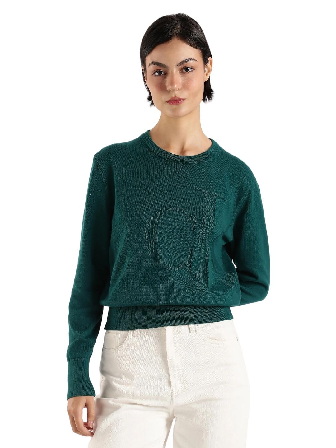 calvin klein jeans Regular fit Cotton Crew Neck Sweater-picture-42