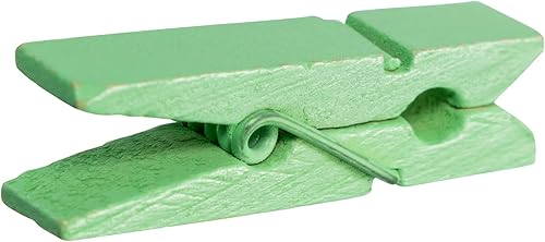 Miniatura 56 de JAM PAPER Wood Clip Clothespins - Small - 7/8 Inch - White - 50 Clothes Pins/Pack