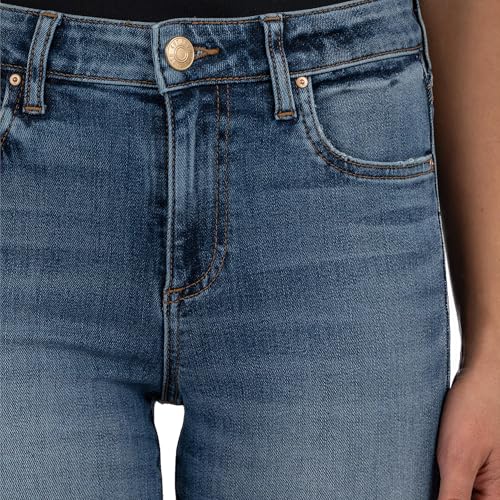 KUT from the Kloth Women's Kelsey High Rise Ankle Flare-Wide Hem Side Inset4