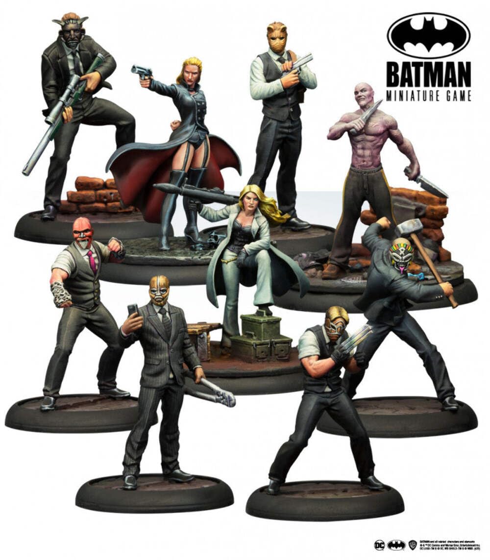 Knight Models Batman Miniature Game: Organized Crime: Pain & Money – 35MM Scale - Unpainted – Ages 14+