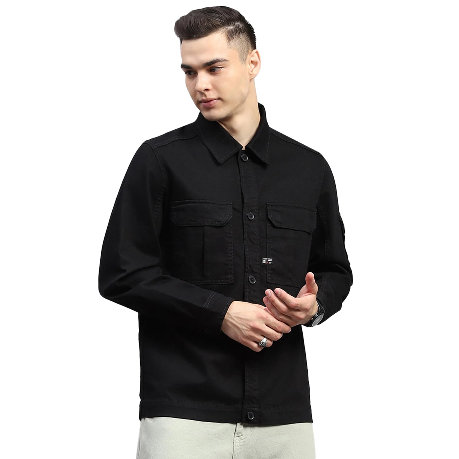 monte carlo Mens Solid Collared Neck Full Sleeve Jacket (223061929)-picture-46