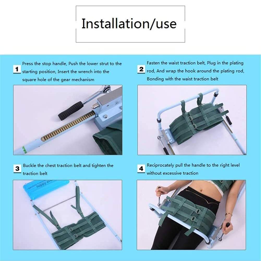XXGJK Lumbar Traction Device, Home Use Cervical Spine Extension