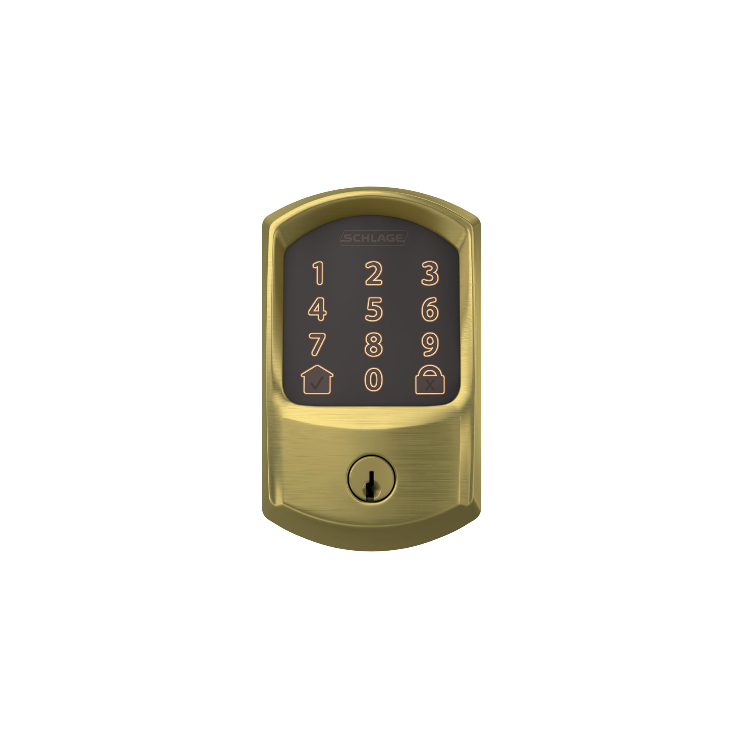 Snapklik.com : Schlage BE489WB GRW 608 Encode WiFi Deadbolt Smart Lock ...