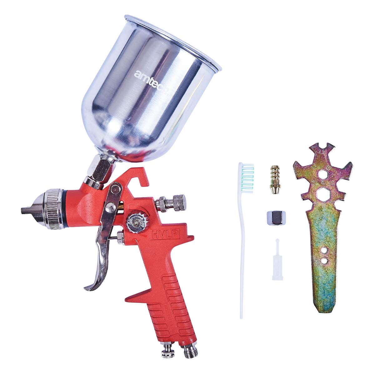 Amtech Y1150 Gravity Feed Detail Spray Gun, Multi-Colour
