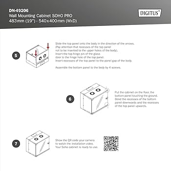 趣味 made in USA3 DIGITUS Szafka sieciowa - rack 19 cali 12 U - bez montażu