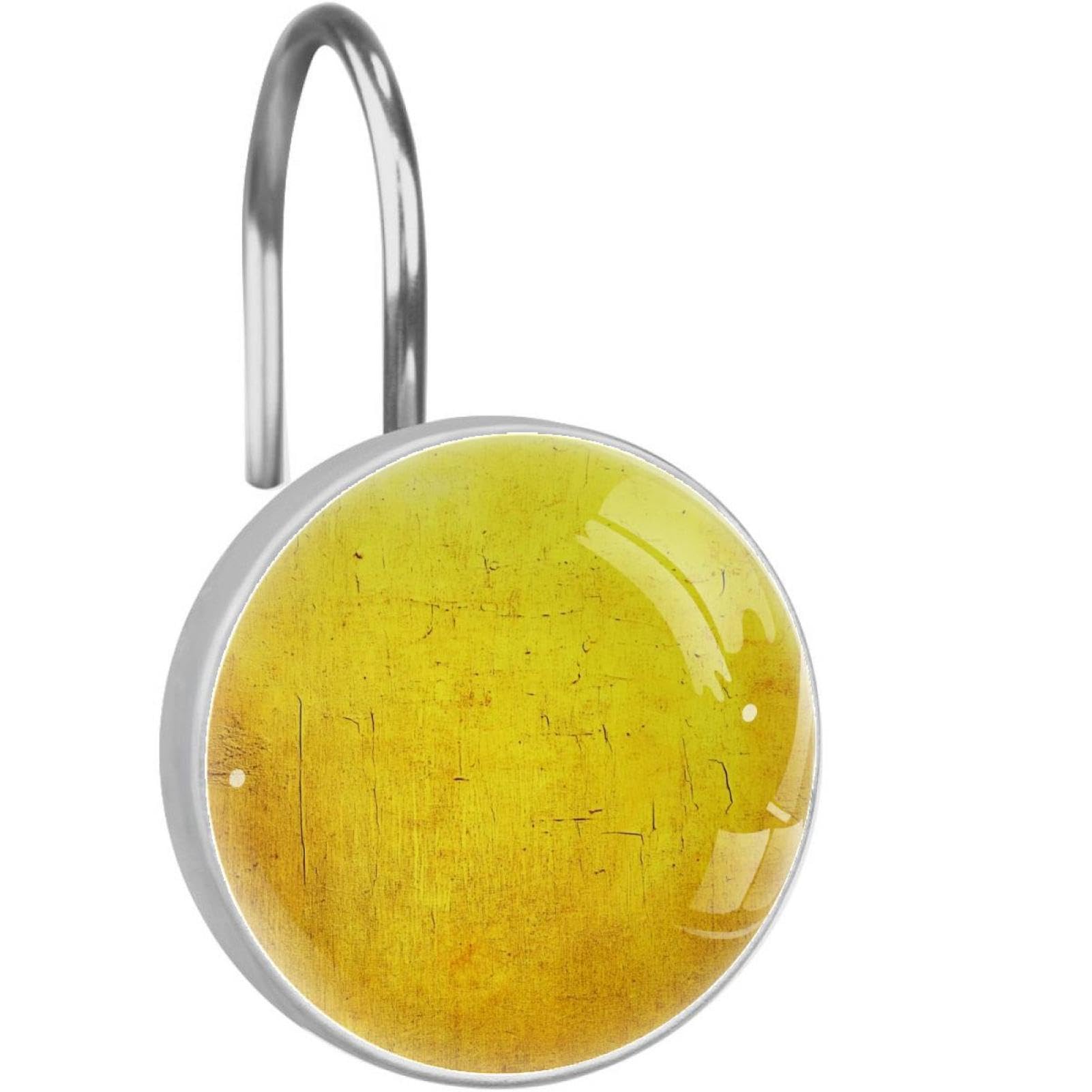 Ganchos para cortina de ducha de cristal antióxido para solucionar caídas de barra en baño