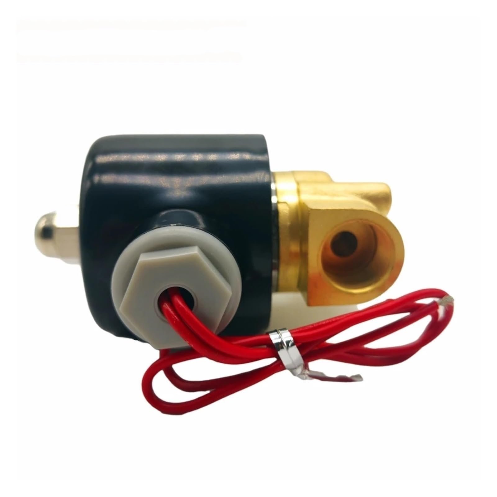Zawór elektromagnetyczny normalnie zamknięty mosiądz DN06/08/10/15/20/25 1/4"" 1 cm" 1.3 cm" 1.9 cm" 12V 220V 24v pneumatyczny do wody oleju helowego gazu (G-220V-stop aluminium)