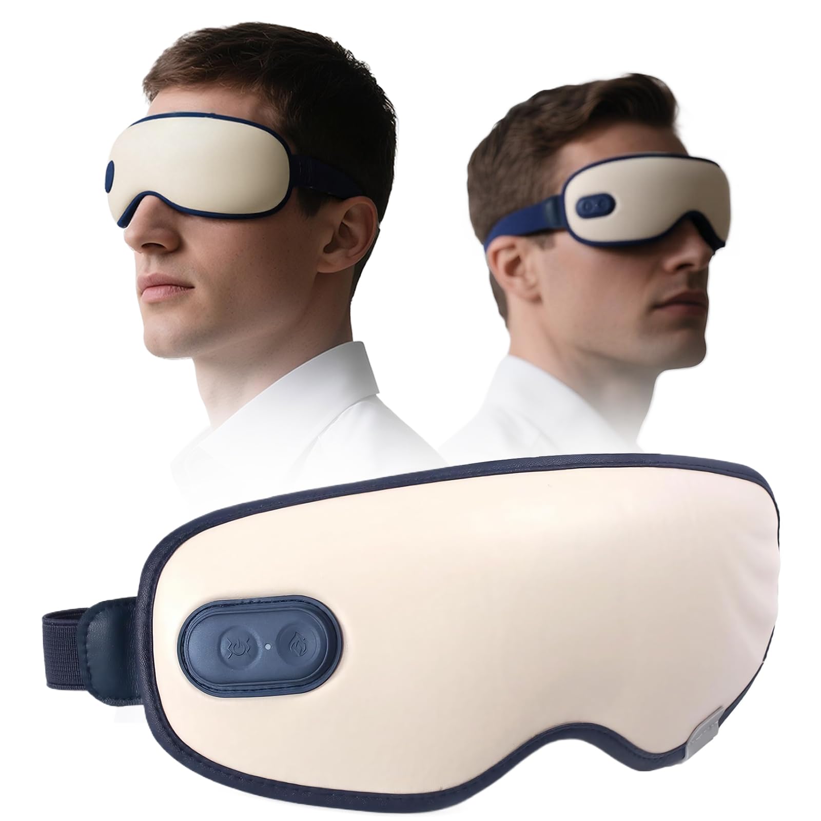Eye Massager with Heat Birthday Gifts for Women Men Heated Eye Mask for Dry Eyes Migraine Relief Strain