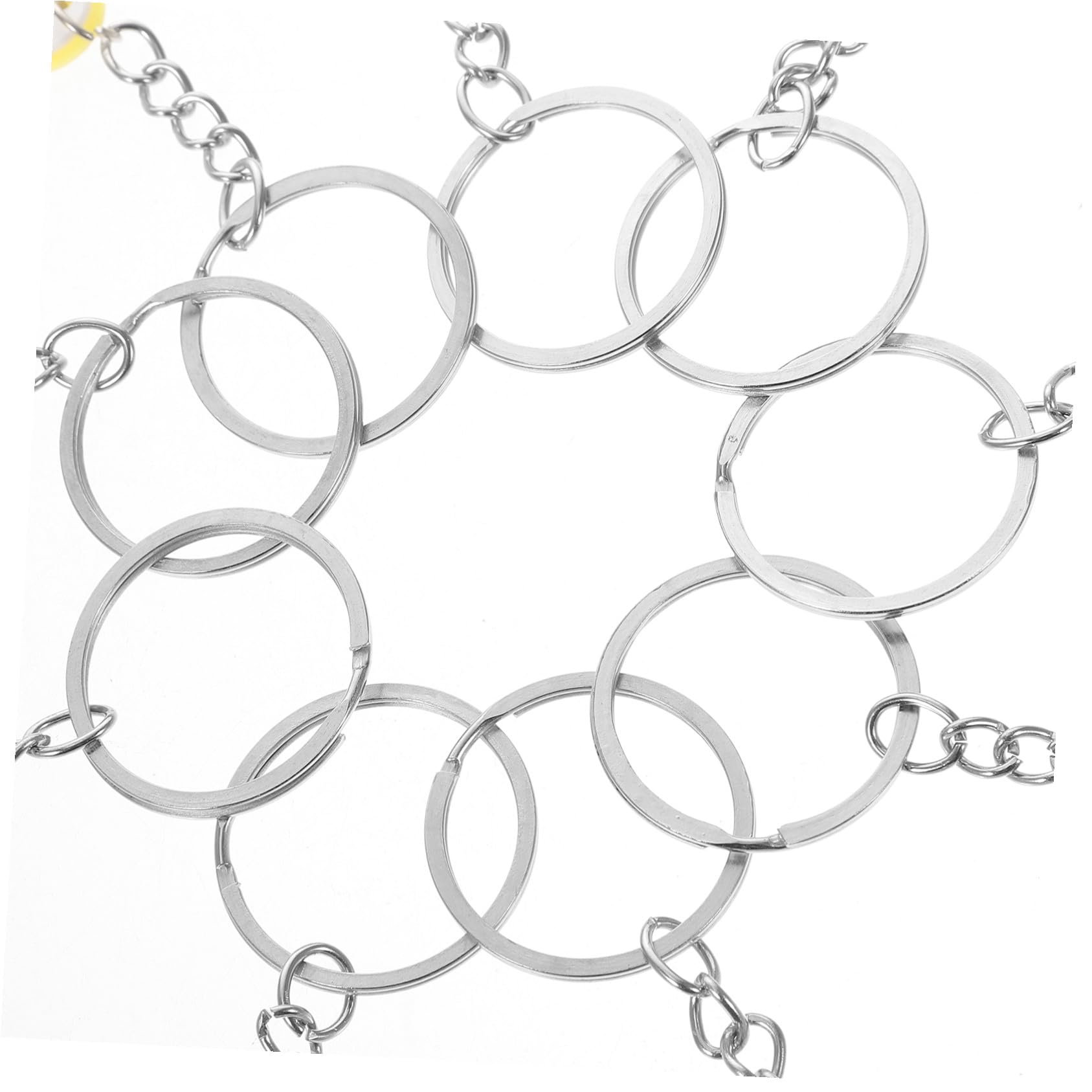 Homoyoyo 120 Piezas Llavero Colgante de Dibujos Animados Diseño Creativo Colgante para Bolsas Hecho Metal Resistente Decoración Novedosa y Regalo Práctico