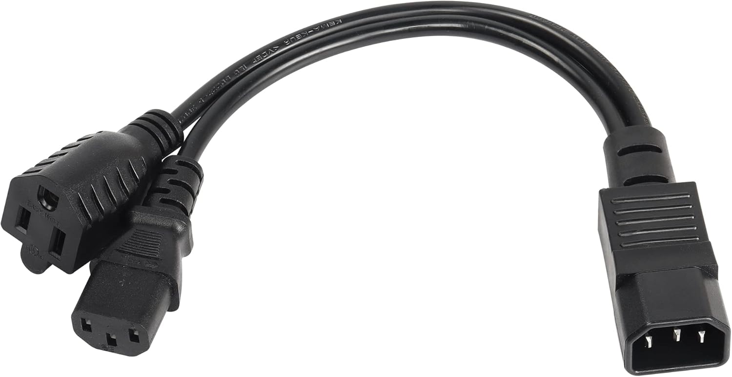 CEI C14 Mâle Broches Vers Figure De 8 Huit Mâle C7 Fiche Adaptateur