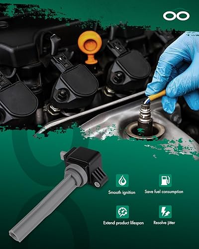 Vista 1183 de SCITOO 1 bobinas de encendido con 4 bujías de iridio para Chevrolet 2011-2015 Cruze 1.4L 2016 Cruze Limited 1.4L 2012-2020 Sonic 1.4L 2013-2021 Trax